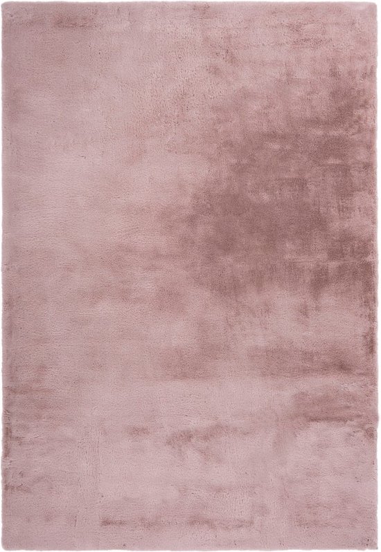 Emotion | Hoogpolig Vloerkleed | Pastel Pink | Hoogwaardige Kwaliteit | 80x150 cm