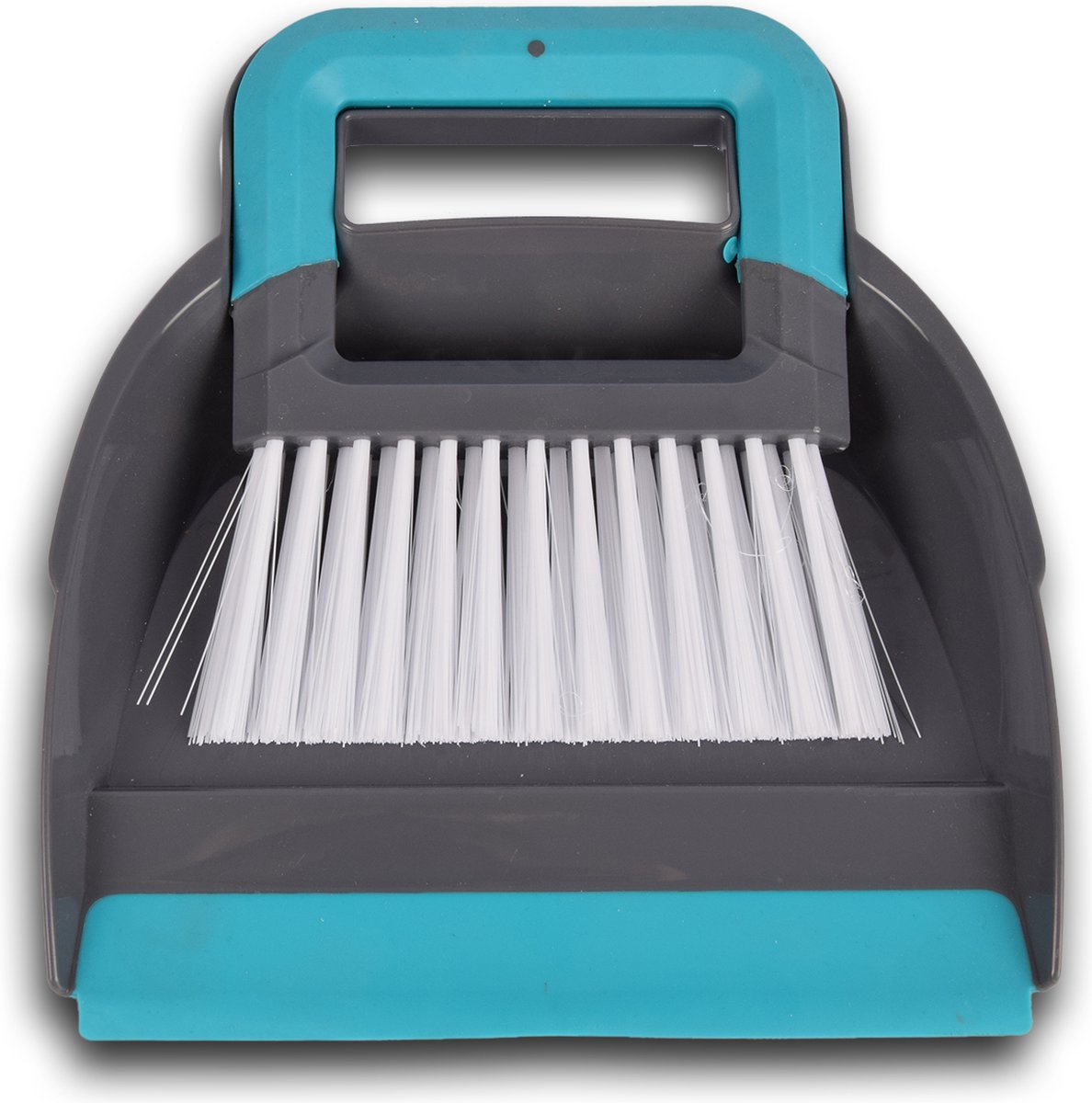 Goedkoopste Stoffer en Blik voor Binnen| Kunststof en Rubber | Grijs/Blauw