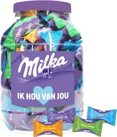 Milka Moments chocolade mix "Ik Hou Van Jou" - Alpenmelkchocolade, toffee, hazelnoot en Oreo - 1000g