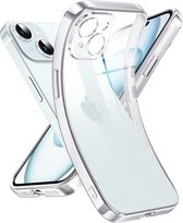 iPhone 13 Hoesje Transparant - iPhone 13 Schokbestendig Stevig Siliconen Beschermhoesje Doorzichtig - Met Extra Camera Bescherming