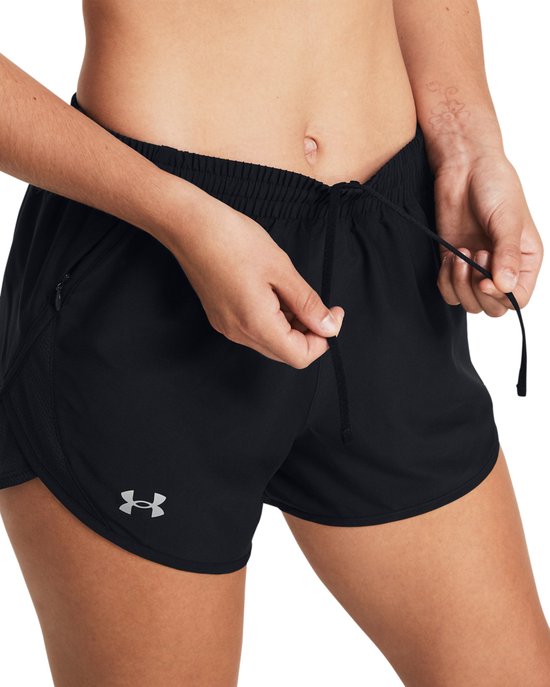 Under Armour UA Fly By Short Pantalon de sport pour femme - Zwart - Taille L