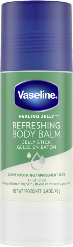 Vaseline Jelly Stick Balm - Active Soothing - Body - Revive & Restore - Huid - Gezicht - Lippen - Refreshing