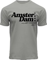 Fox Originals Cooper T-shirt Amsterdam Heren & Dames Katoen Zinc