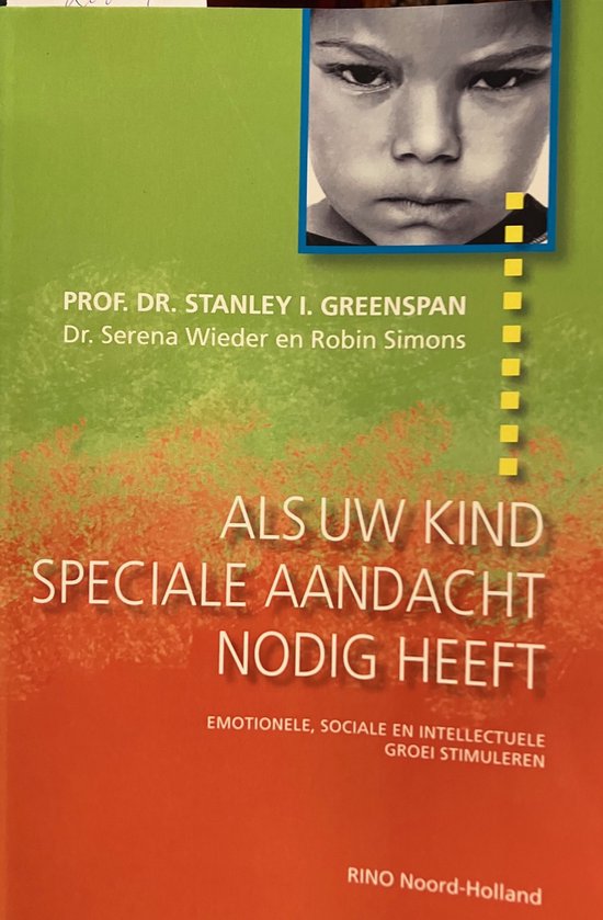 'Als uw kind speciale aandacht nodig heeft' - cover