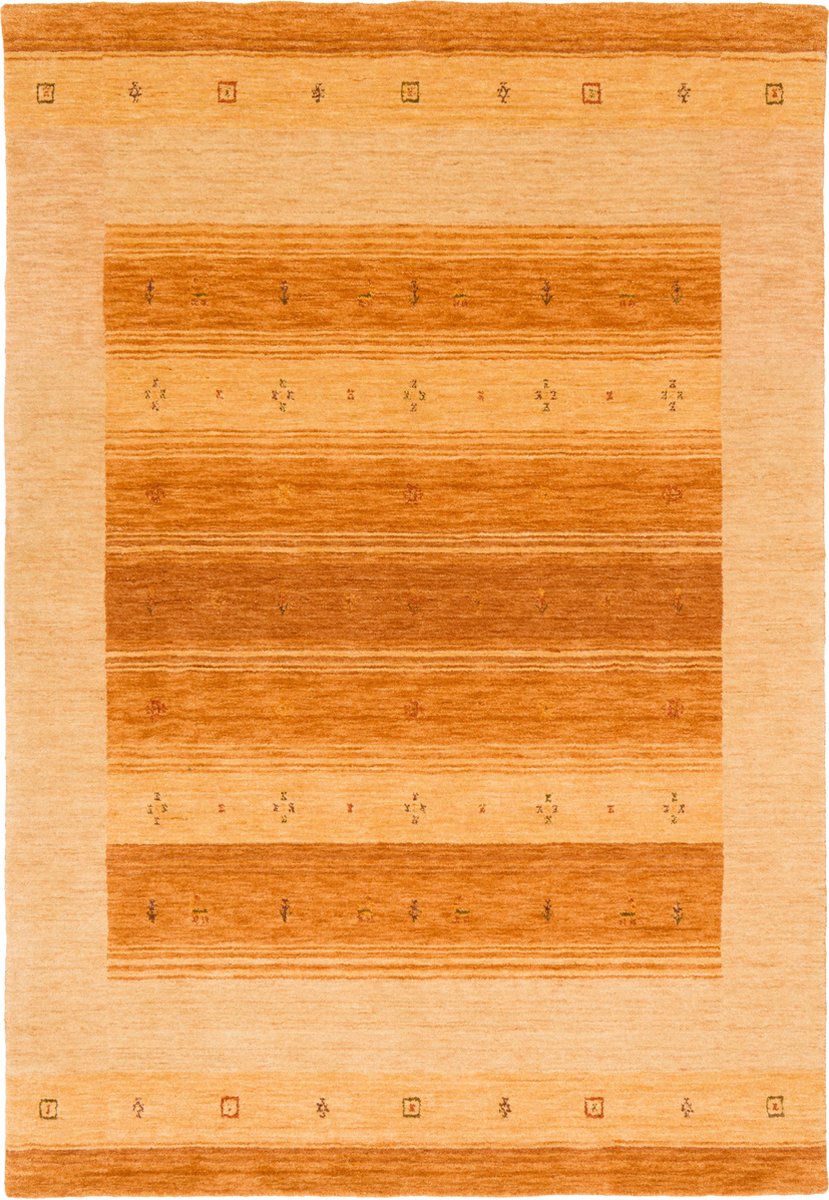 Pergamon Natuurlijke Wol Vloerkleed Gabbeh Esta Beige
