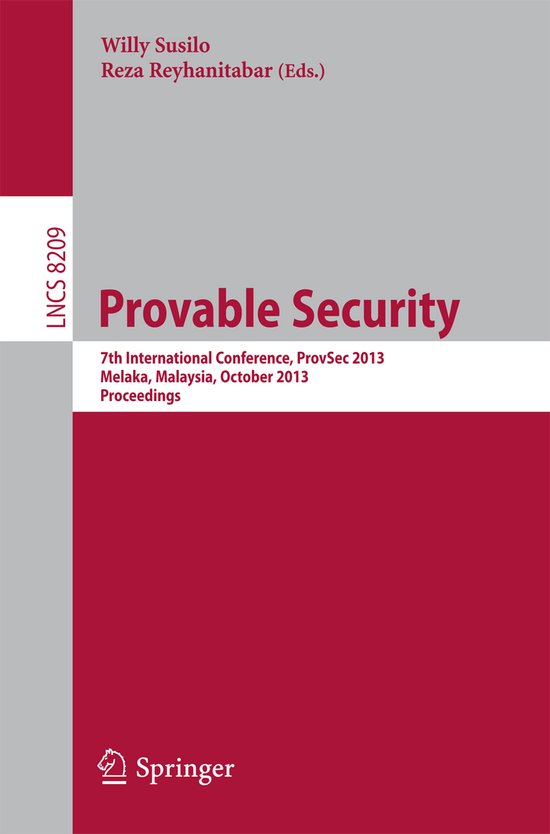 Provable Security - cover