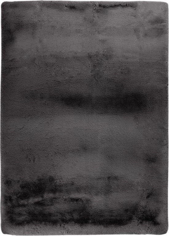 Eternity | Hoogpolig Vloerkleed | Graphite | Hoogwaardige Kwaliteit | 80x150 cm