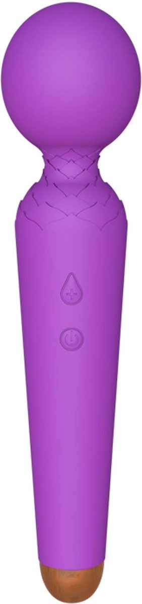 Goedkoopste Stimulator Rechargeable Power Wand USB 10 Functions - Purple