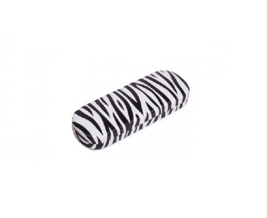 Brillenkoker - Benson - Hard case - Zebra Print - Kunststof - Klik Sluiting