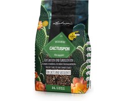 LECHUZA CACTUSPON 3 liter - Zuiver mineraal substraat - Geschikt voor alle cactussen en vetplanten - Niet voorbemest - ALTIJD BETER DAN AARDE!