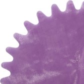 25 tule organza lila met punt rand afwerking 24cm