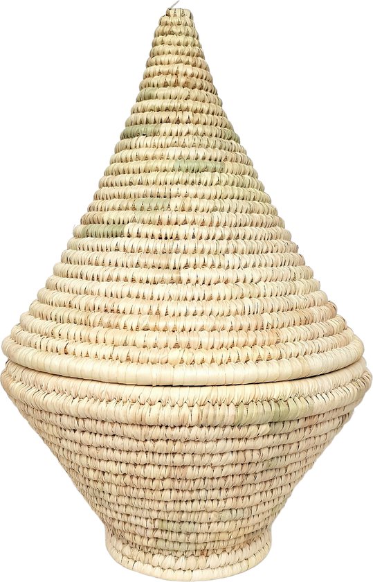 Rieten opbergmand - Groot - Het Mandenhuys