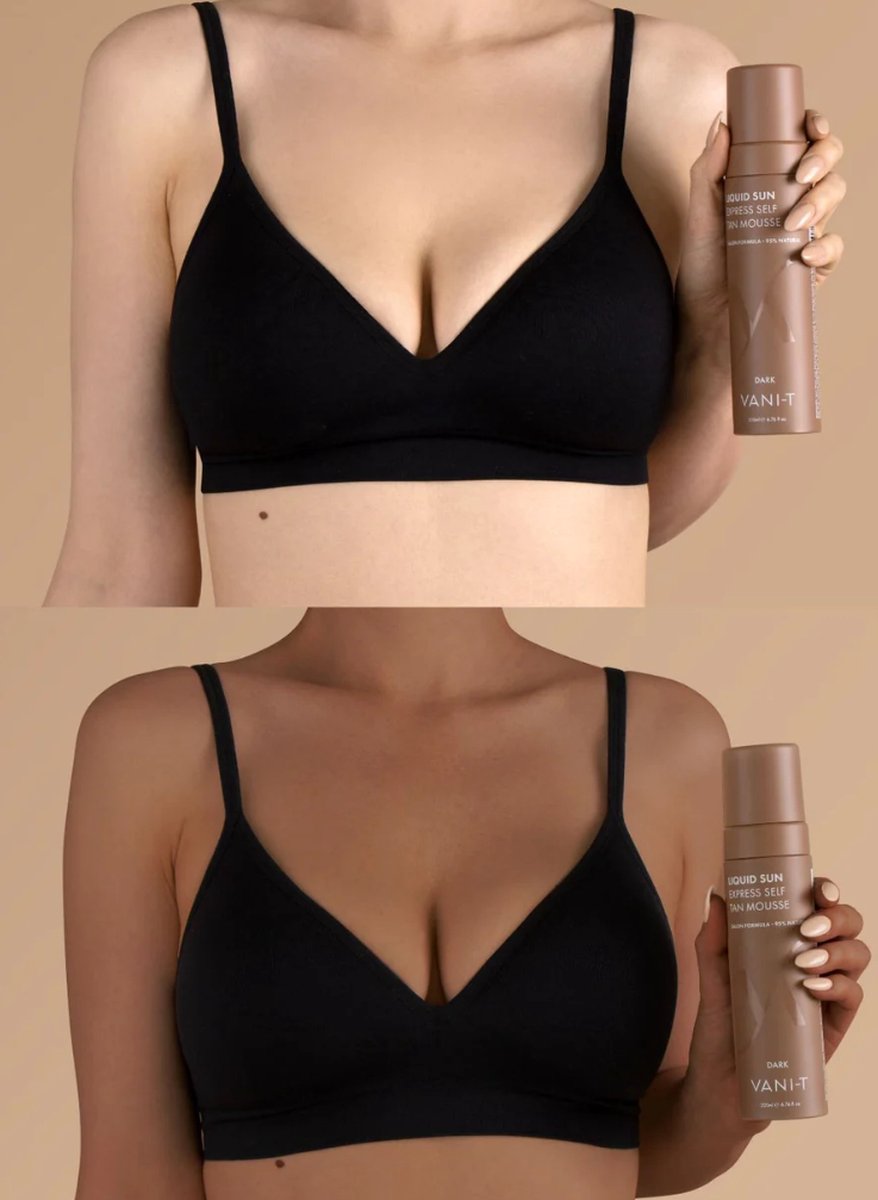 Vani-T Liquid Sun Tan - Zelfbruiner - mousse - dark - 200 ml – foto 3