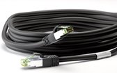 CAT8.1 S/FTP PIMF LSZH 1M Zwart - Netwerkkabel - Computerkabel - Kabel