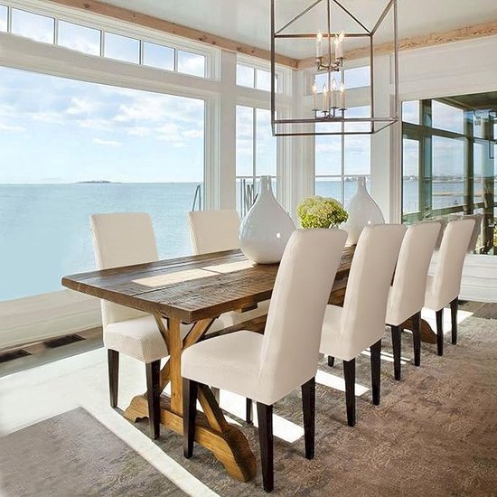 housses de chaise chaises de salle à manger 50D x 50W x 60H centimètres