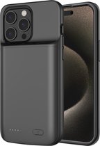 Powerbank Hoesje - Geschikt voor Apple iPhone 15 Plus en iPhone 15 Pro Max - Battery Case - Batterijhoesje