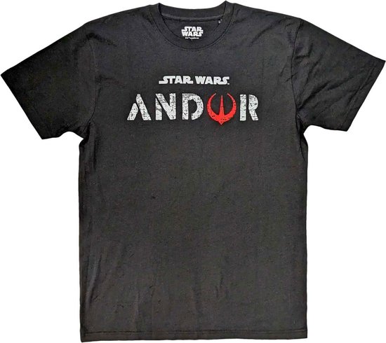 Foto: Disney star wars andor logo heren t shirt m zwart