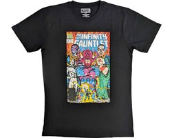 Marvel The Avengers - Infinity Gauntlet Heren T-shirt - M - Zwart