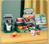 Kinder speelgoed - Hamburger Restaurant - 35 delig - Speelgoedwinkeltje - Fast food - Burger shop