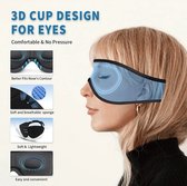 Masker Voor Slaap Hoofdtelefoon Bluetooth 3D Oogmasker Muziek Spelen Slapen Hoofdtelefoon Met Ingebouwde Hd Speaker