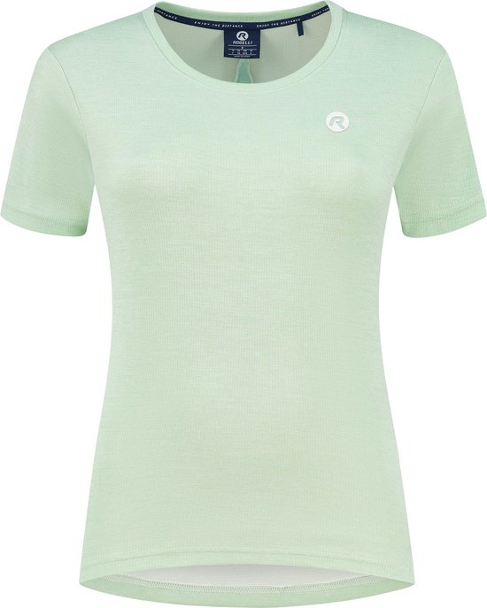 Rogelli Aya Hardloopshirt Dames - Sportshirt - Groen - Maat XL