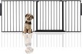 Bettacare Premium Multi-Panel Flexibele Huisdierenbarrière Assortiment, Zwart, tot 190cm Breed (32 opties beschikbaar),Hondenbarrière voor Huisdieren Honden en Puppy's, Puppybarrière geschikt voor binnen- en buitengebruik