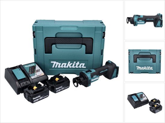 Tour sans fil Makita DCO 181 RGJ 18 V 32000 tr/min sans balais + 2x batterie 6,0 Ah + chargeur + Makpac