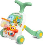 2 in 1 Loopwagen Baby – Leren Lopen & Spelen - ERGONOMISCHE Baby Walker INCL. BALSPEL – Looptrainer met Muziek - Educatief & Stimulerend