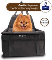 DogSeat Dog Bed Car - Car Seat Dog Zwart - Car Seat Dog - Small to Medium Dog - Car Basket Dog - Imperméable et Pliable - 40x35x25