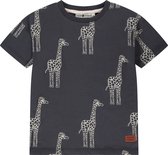 Stains and Stories boys t-shirt short sleeve Jongens T-shirt - dark grey - Maat 92