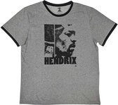 Jimi Hendrix - Let Me Live Heren T-shirt - M - Grijs
