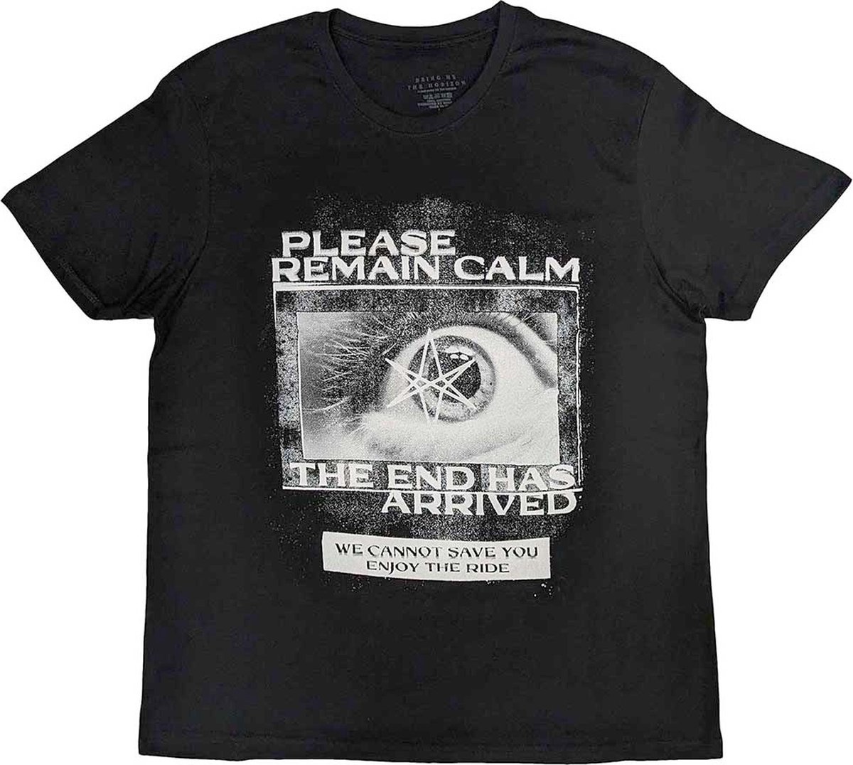Bring Me The Horizon - Remain Calm FP Heren T-shirt - 2XL - Zwart