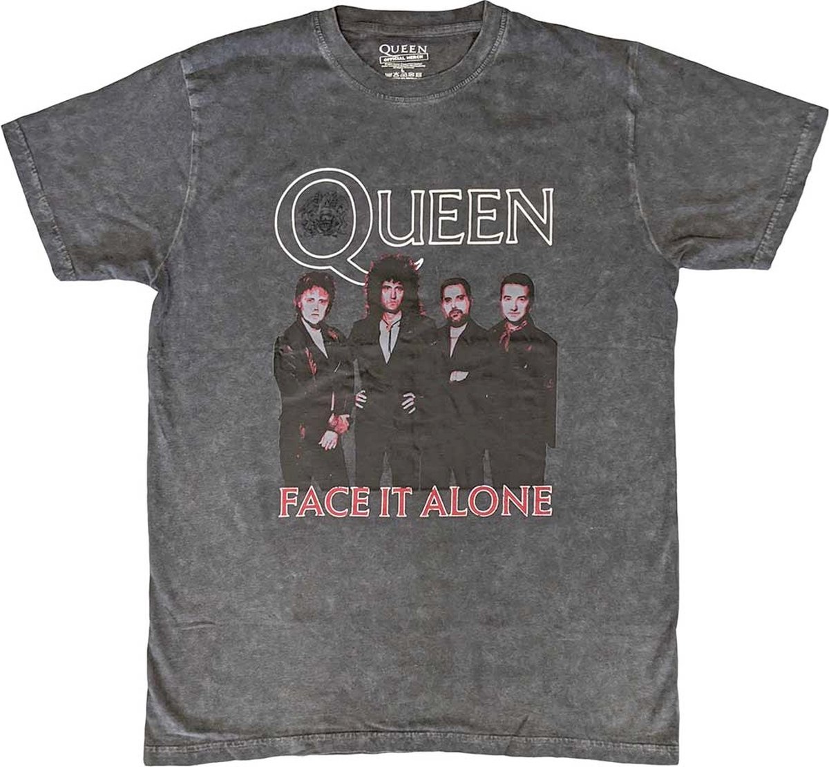 Queen - Face It Alone Band Heren T-shirt - L - Zwart