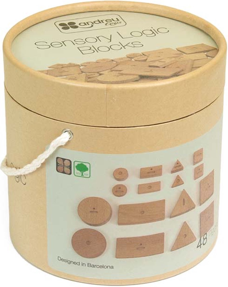 Andreu Toys ANDREU - Sensorische logische blokken