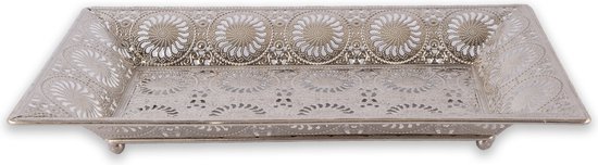 Prachtige Metalen Sieradenlade met Oosters Mandala Ontwerp | Stijlvolle Organisatie voor Je Sieraden | 37,5cm x 23cm x 5cm