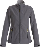 Printer SOFTSHELL JACKET TRIAL LADY 2261045 - Staalgrijs - XS