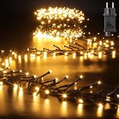 GlobaLink lichtketting 7,6 m 760 LED-cluster warm wit, kerstverlichting elektriciteit kerstboom 8 standen kerstversiering voor binnen nieuwjaarsfeest hoteltuin