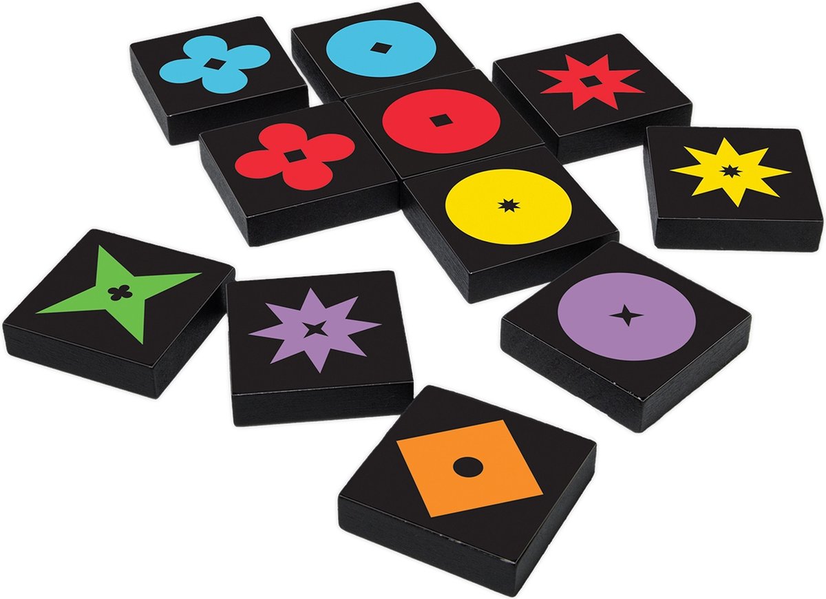 999 Games - Qwirkle - Bordspel - Sinds 2007 meer dan 15 spellenprijzen gewonnen - Familiespel - Gezelschapsspel - Educatief spel - spelregels in NL en FR — afbeelding 3