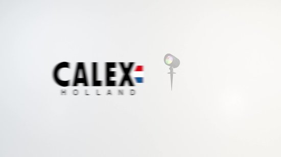 Calex Smart Outdoor LED XL Grondspot - Slimme Tuinverlichting Waterdicht - Prikspot - RGB en Warm Wit Licht - Tuinspot 9W - Zwart