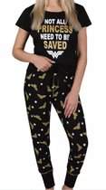 Pyjama femme Wonder Woman Not All Princess Need To Be Saved, taille L