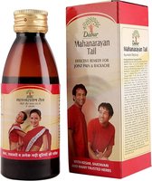 Mahanarayan Tail - Dabur - Effective Remedy for Joint Pain & Backache - 100ml - with Saffron, Shatavari and many trusted herbs
