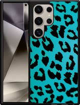 Cazy Hardcase Hoesje geschikt voor Samsung Galaxy S24 Ultra Luipaard Groen Zwart