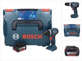 Bosch GSB 18V-45 accu klopboormachine 18 V 45 Nm borstelloos + 1x oplaadbare accu 5.0 Ah + L-Boxx - zonder oplader
