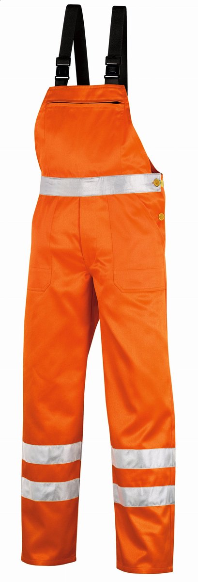 teXXor Warnschutz-Latzhose Hamilton Leuchtorange-56