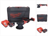 Milwaukee M18 FROP21-551X Snoerloze excentrische polijstmachine 18 V 150 mm borstelloos + 1x oplaadbare batterij 5.5 Ah + lader + HD doos