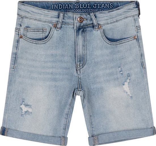 Indian Blue Jeans Andy Short Jeans Jongens - Broek - Lichtblauw