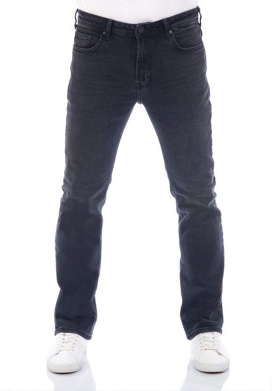 LTB Heren Jeans Broeken PaulX regular/straight Fit Zwart 28W / 30L Volwassenen Denim Jeansbroek