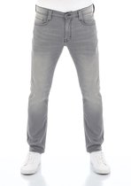 Mustang Heren Jeans Broeken Real X Oregon tapered Fit Grijs Volwassenen Denim Jeansbroek Spijkerbroek heren