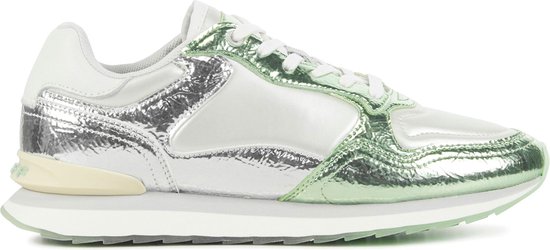 HOFF Sneakers Dames - Lage sneakers / Damesschoenen - Canvas - City met - Groen - Maat 37