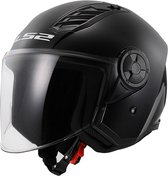 LS2 OF616 Airflow II Solid Gloss Black 06 XS - Maat XS - Helm